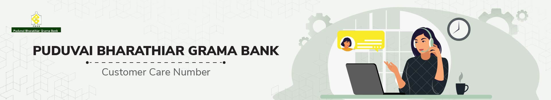 Puduvai Bharathiar Grama Bank Customer Care Number