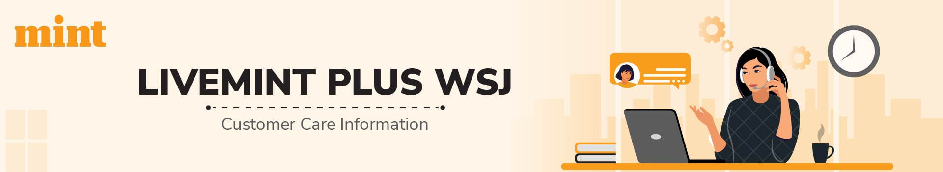 Livemint plus WSJ Customer Care