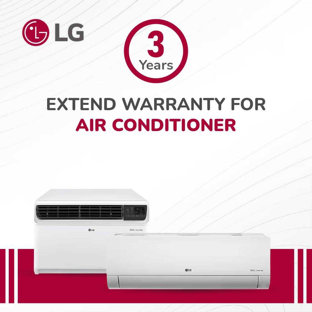 LG Platinum Plan - 3 Years Extended Warranty AMC Plan for Air Conditioner - WAC ( 1 Ton)