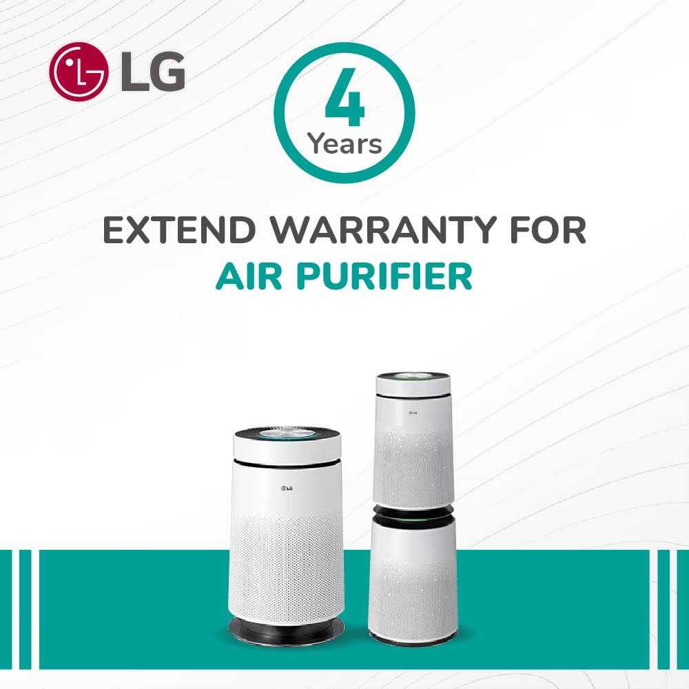 LG Platinum Plan - 4 Years Extended Warranty AMC Plan for Air Purifier - AS40GWWK0