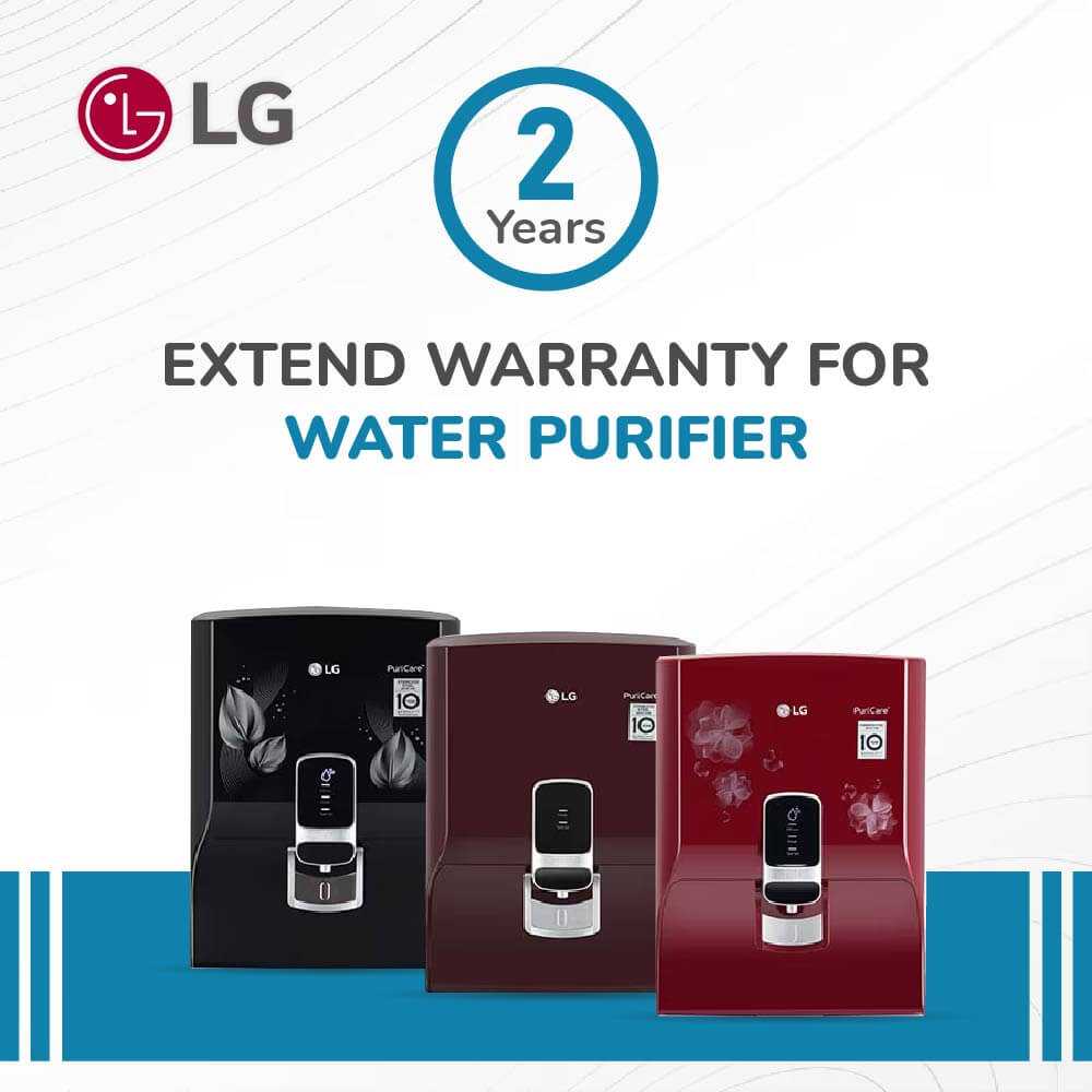 LG Platinum Plan - 2 Years Extended Warranty AMC Plan for Water Purifier  - WPF NiRO Range and WPF A2E 8 inches RO