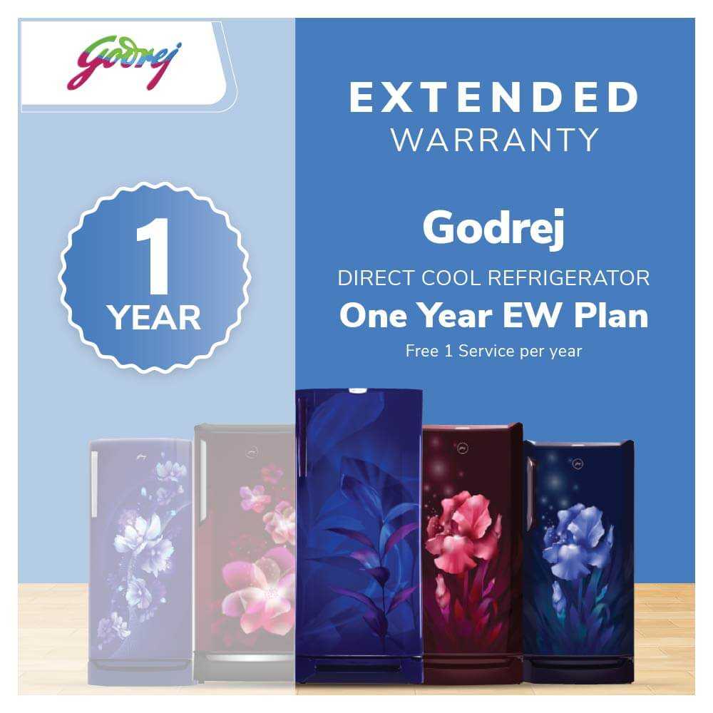 Godrej Refrigerator - Direct Cool - One Year Extended Warranty (Free 1 Service per year)