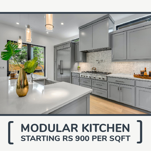 Kitchen Work (Starting from Rs 900 per sqft)