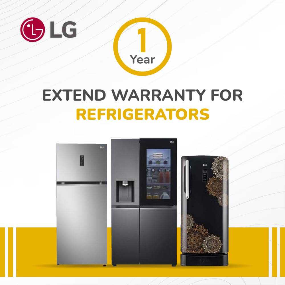 LG Gold Plan - 1 Years Extended Warranty AMC Plan for Refrigerator - Direct Cool (Single Door)