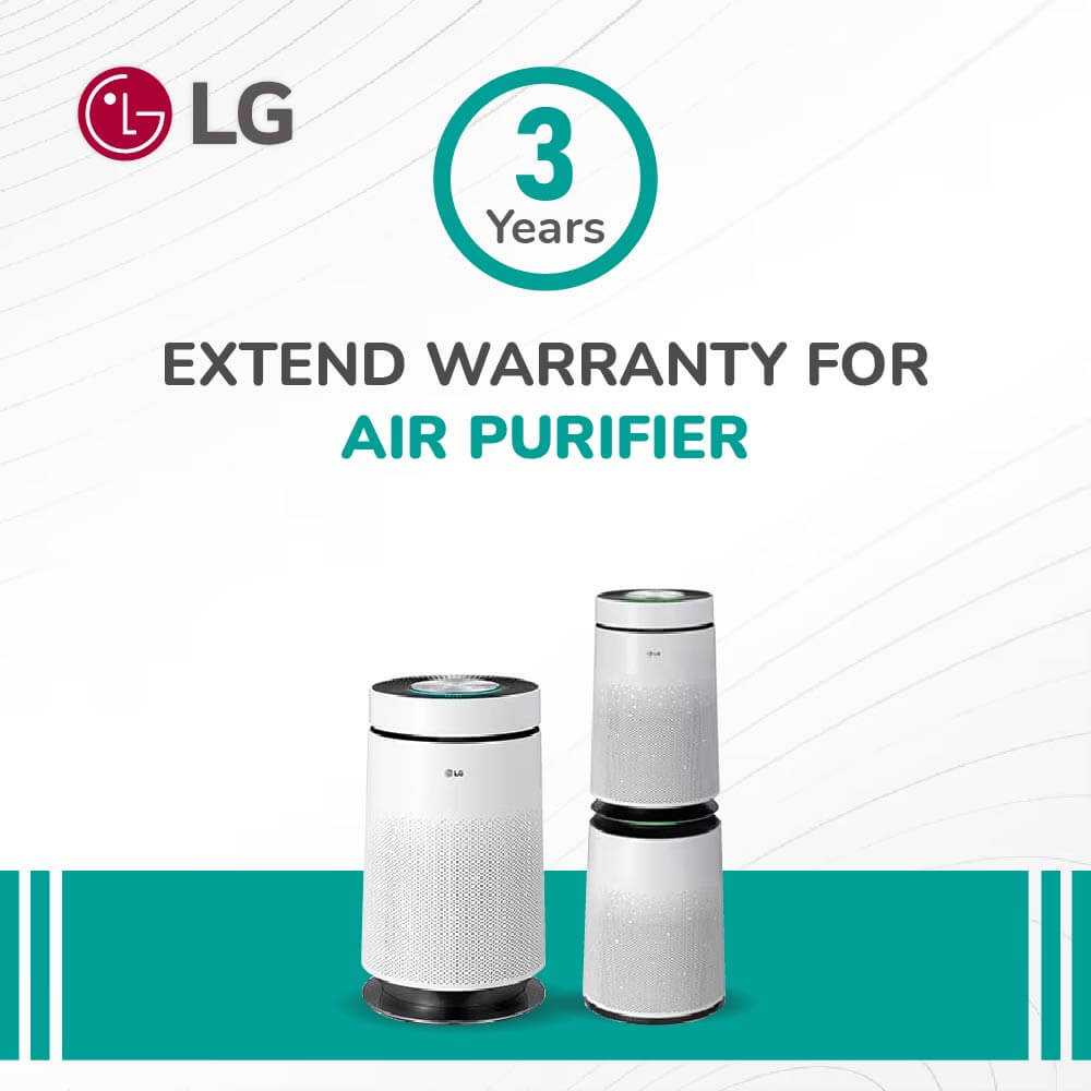 LG Platinum Plan - 3 Years Extended Warranty AMC Plan for Air Purifier - AS95GDWT0