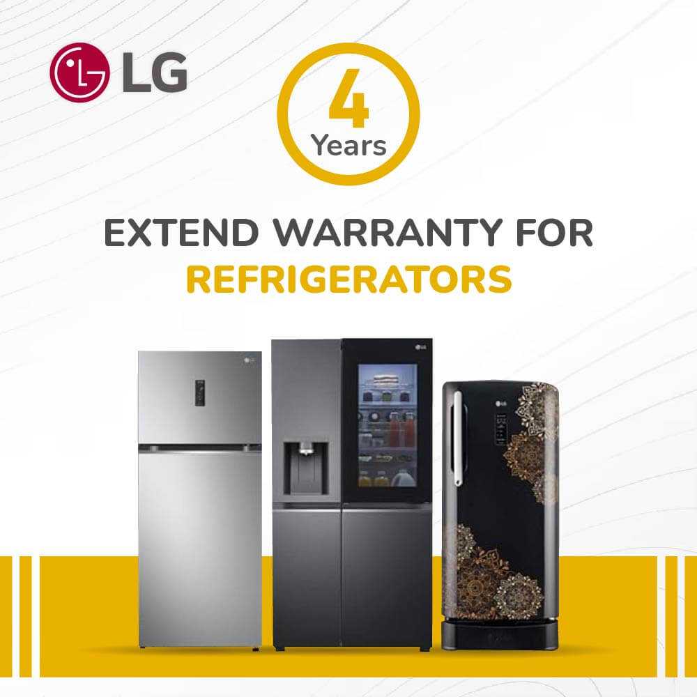 LG Gold Plan - 4 Years Extended Warranty AMC Plan for Refrigerator - DIOS SxS